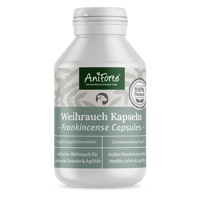 AniForte Frankincense Capsules for Dogs Pack of 100 - Natural Joint Tablets with Boswellic Acid, Support for Joints & Joint Function, Frankincense Tablets for Dog Joints - BeesActive Australia