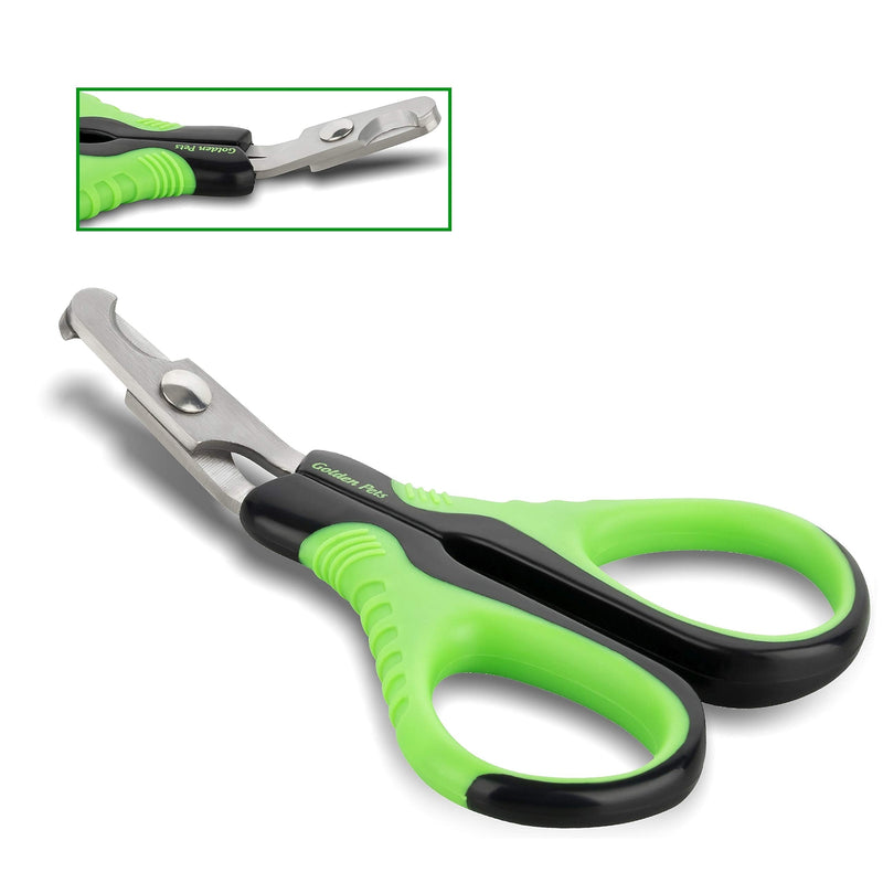 Golden Pets professional claw scissors I Unique 45 degree cutting head I Ideal for small dogs, puppies, cats, rabbits and guinea pigs I + Free e-book care manual - BeesActive Australia