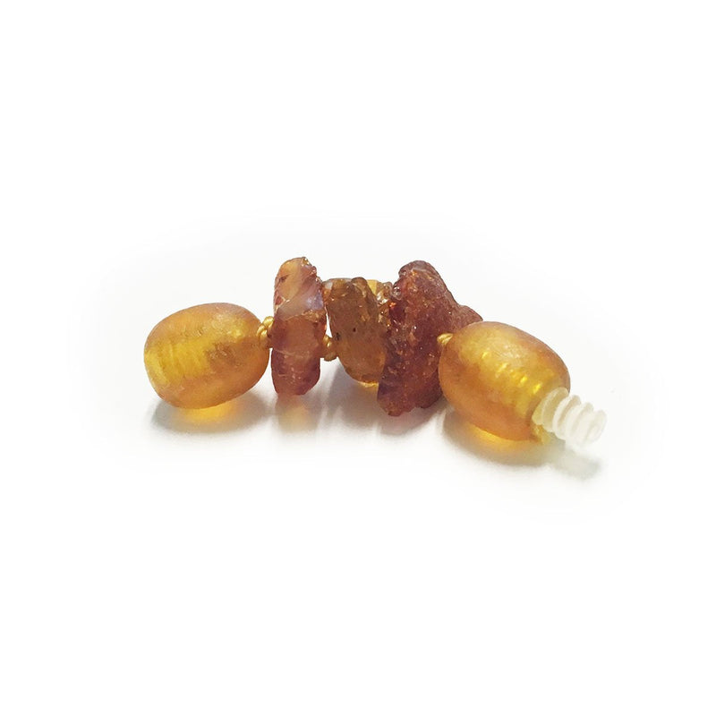 PetLove Amber Necklace Extension for Dogs • 100% Baltic Amber • Collar for Dogs & Cats • Length: 3cm - BeesActive Australia