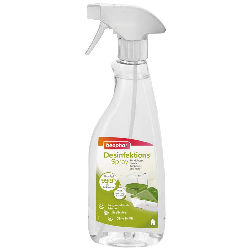 Disinfectant spray | Eliminates 99.9% of bacteria | Streak-free disinfectant | For environments with rodents and birds, e.g. aviaries 500 ml disinfectant environmental rodent - BeesActive Australia