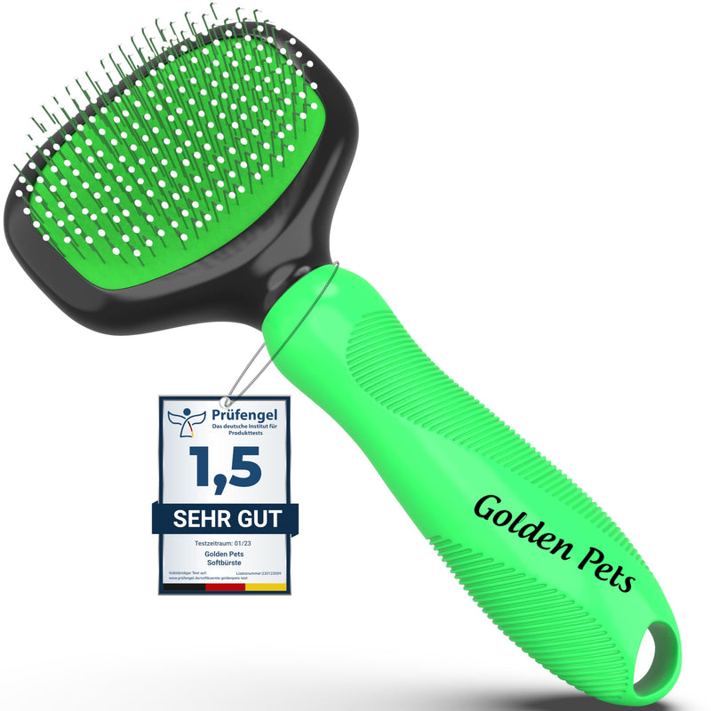 Test grade: Very good - Soft brush improved version I Gentle grooming for dogs, puppies, cats, rabbits, hamsters I + Free e-book care manual size S - BeesActive Australia