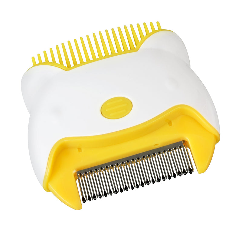 GARDIGO® electric flea comb, lice comb for dogs & cats, suitable for long-haired and short-haired I non-toxic nit comb with metal teeth - BeesActive Australia