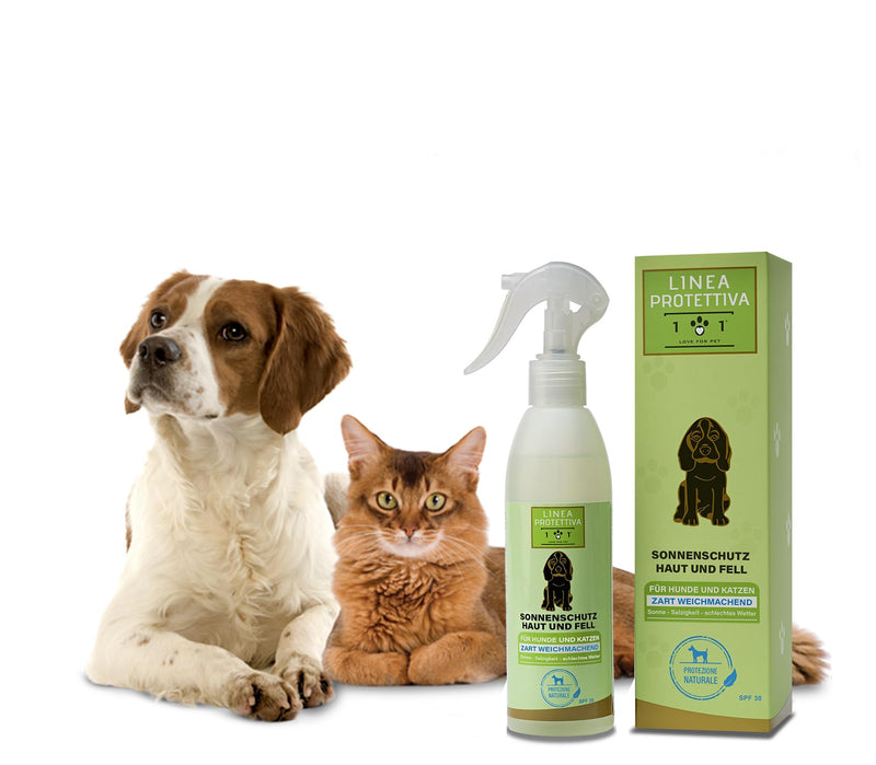 Natural sun protection spray for dogs and cats, 250ml - Protects against sun rays and sun - Sun sun cream fluid, Linea 101 - BeesActive Australia
