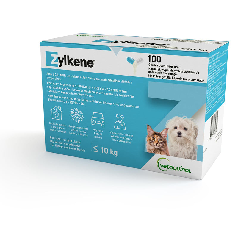 Zylkene 75 mg - 100 capsules (cats and small dogs) - BeesActive Australia