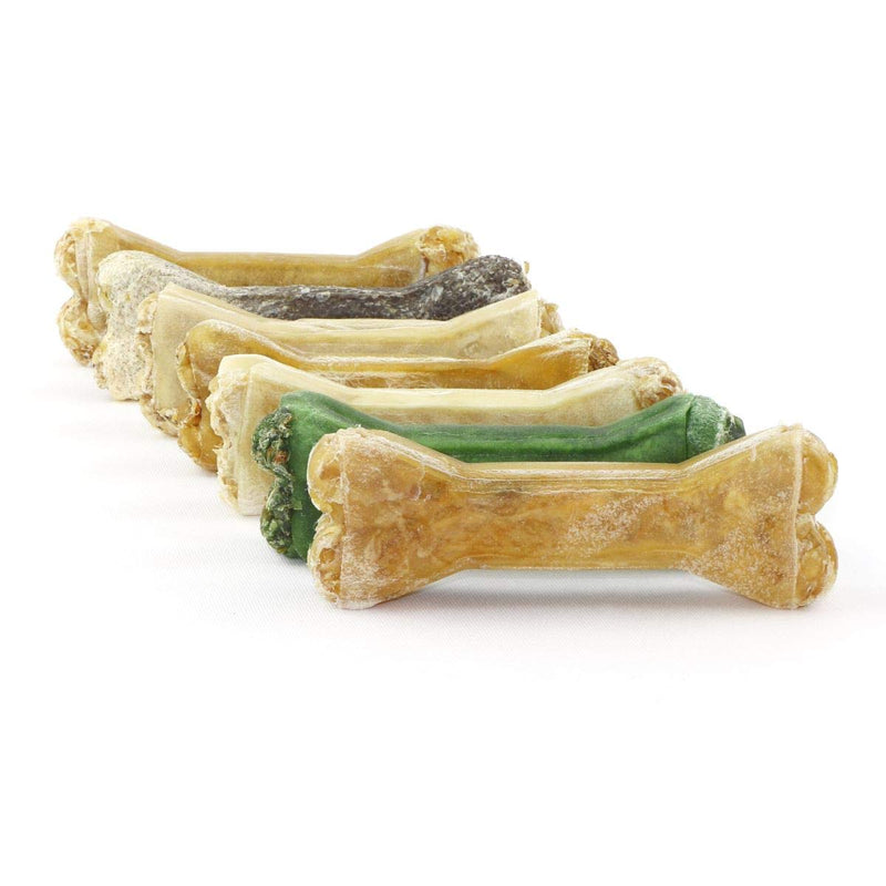 DOGBOSS 100% natural chewing bones, dog bones, trial set of 7, 12 cm, 385 g (pack of 1) - BeesActive Australia