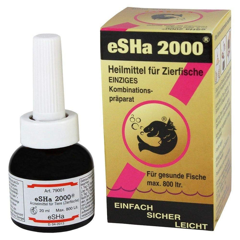 ESHA 2000 combination preparation 20ml for 800 liters mold formation bacterial infection mucous membrane worms parasites - BeesActive Australia