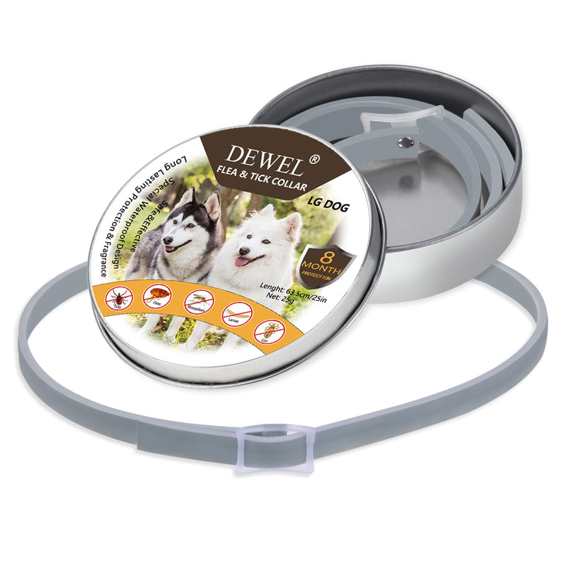 DEWEL tick collar for dogs, 63.5 cm adjustable flea and tick collar, waterproof anti-ticks and fleas - BeesActive Australia