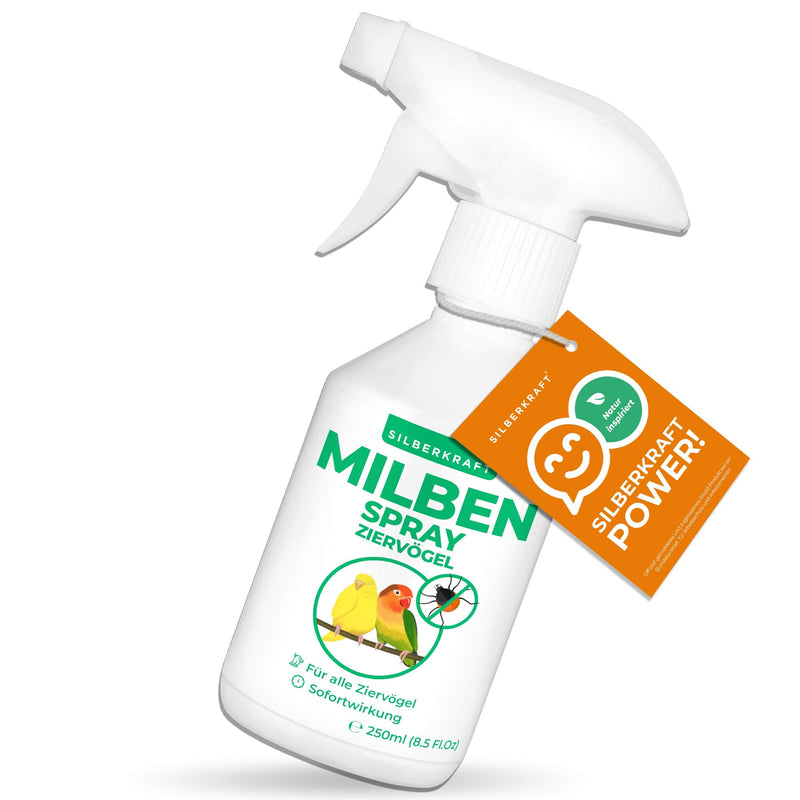 Silberkraft mite spray 250 ml for pet birds and chickens, reliable mite protection, efficient and guaranteed helpful anti-mite agent - BeesActive Australia