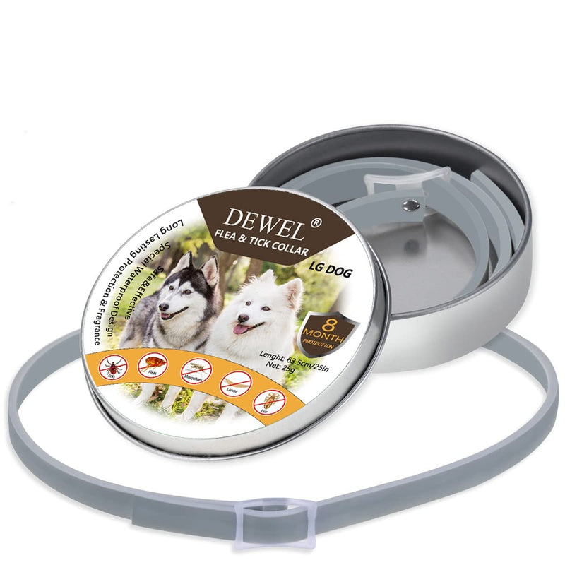 DEWEL 63.5 cm dog collars against pests, adjustable tick collar for dogs and cats, waterproof dog flea collar - BeesActive Australia