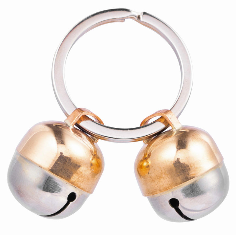 Beau's Bells 2 Extra Loud Cat & Dog Bells | Pet Tracker | Save Birds & Wildlife Handmade Copper (Large) Large - BeesActive Australia