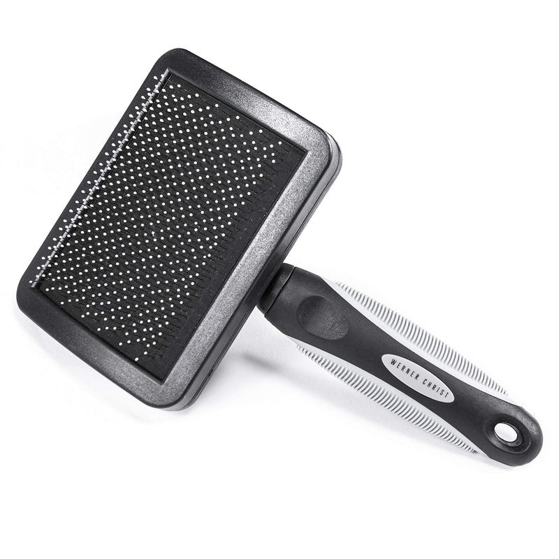 Werner Christ lambskin brush fur brush for removing dirt on sheepskin and lambskin items, brush, care brush for fur in black, one size - BeesActive Australia