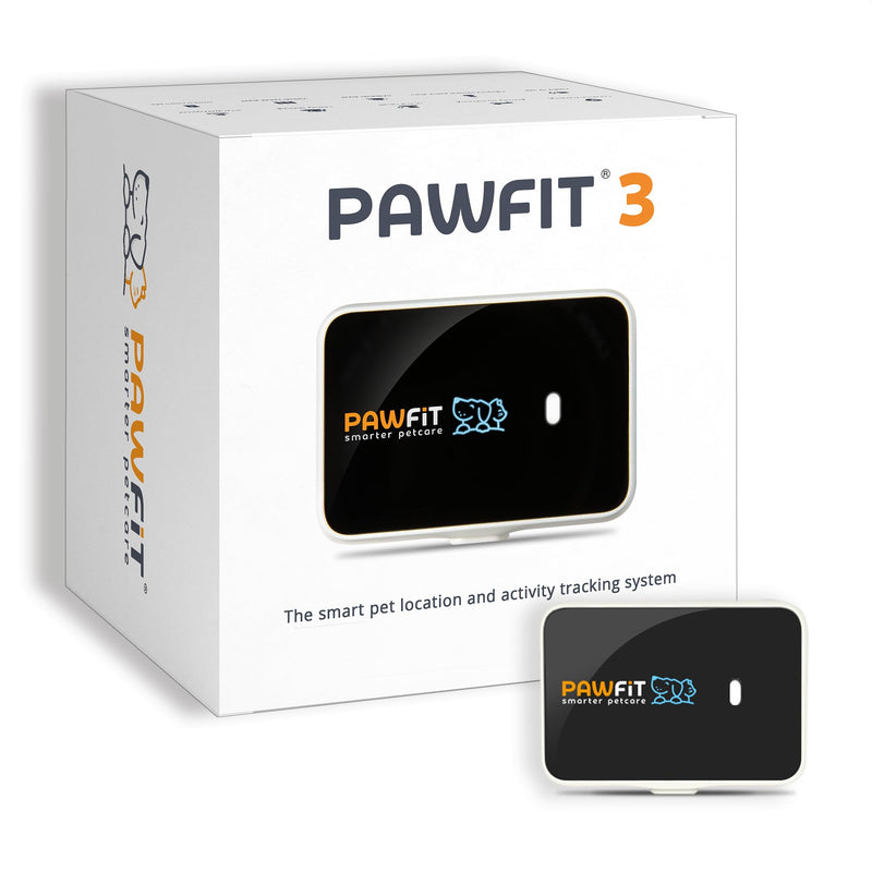 Pawfit 3 GPS tracker for dogs, 4G dog tracker, worldwide live tracking, remote voice commands, 3 intelligent alarms, activity tracking for dogs and cats over 3.5 kg, suitable for all collars - BeesActive Australia