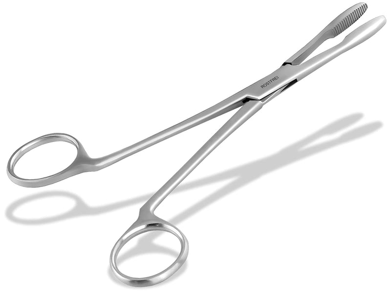 InstrumentNrw Plucking Tongs for Dog Ears Hair Tongs Dog Hair Plucking Tongs Animal Hair Remover Stainless Steel Rustproof with Internal Serrations without Lock in Professional Quality (16 cm) 16 cm - BeesActive Australia