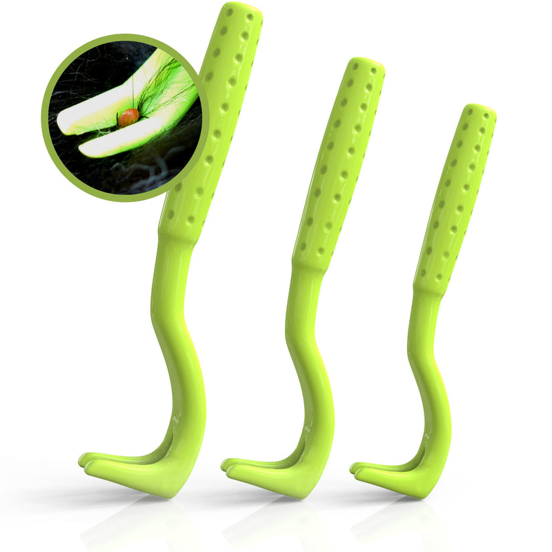 PurrCave® 3 Sizes Tick Hook Set | Tick remover for dogs, cats and horses | Tick lever without the risk of crushing | Alternative tick means tweezers pliers - BeesActive Australia