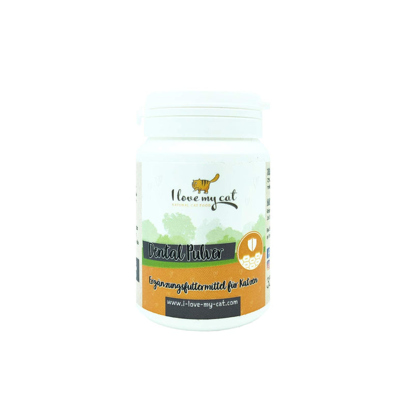 I Love My cat Natural cat dental care without artificial additives, easy to use and dose, effective against plaque and tartar, dental powder - 35g - BeesActive Australia