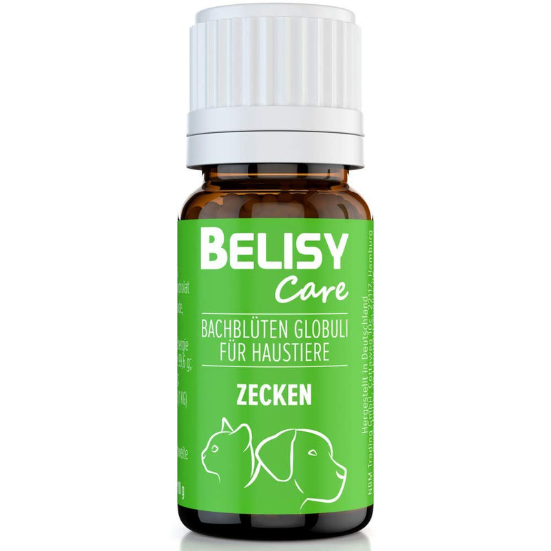 BELISY tick Bach flower beads for dogs and cats - special Bach flower mixture for ticks with grapefruit seed extract - alcohol-free - 10 g - BeesActive Australia