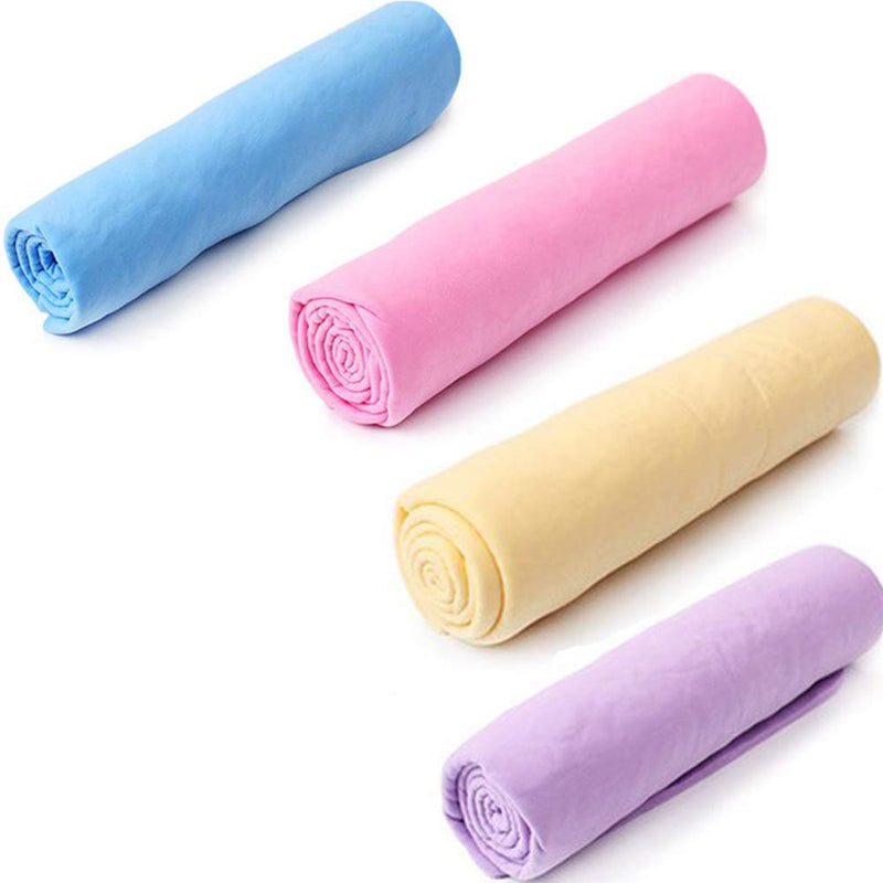 Pack of 5 Dog Bath Quick Drying Towel, Super Absorbent Towel, Multifunctional Pet Towel, Suitable for Small and Medium Dogs, 43 cm x 66 cm (5 Colors) - BeesActive Australia