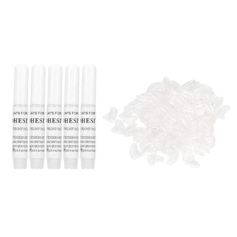 Zerodis Pack of 100 Cat Nail Cover Protector, Soft Pet Nail Cover Safe Anti Scratch Dog Paw Claw Protector Covers Claw Care for Cats Dogs (M-White) M white - BeesActive Australia