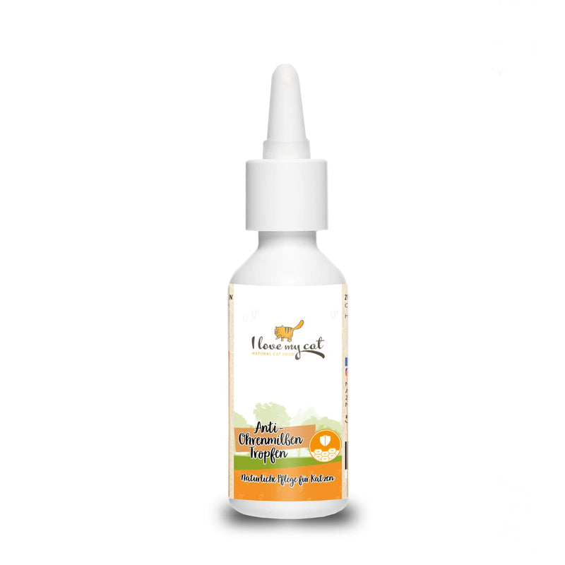 I love my cat Anti-ear mite drops High-quality care product for cats The drops contain neither chemical additives nor other potentially harmful ingredients 50 ml - BeesActive Australia