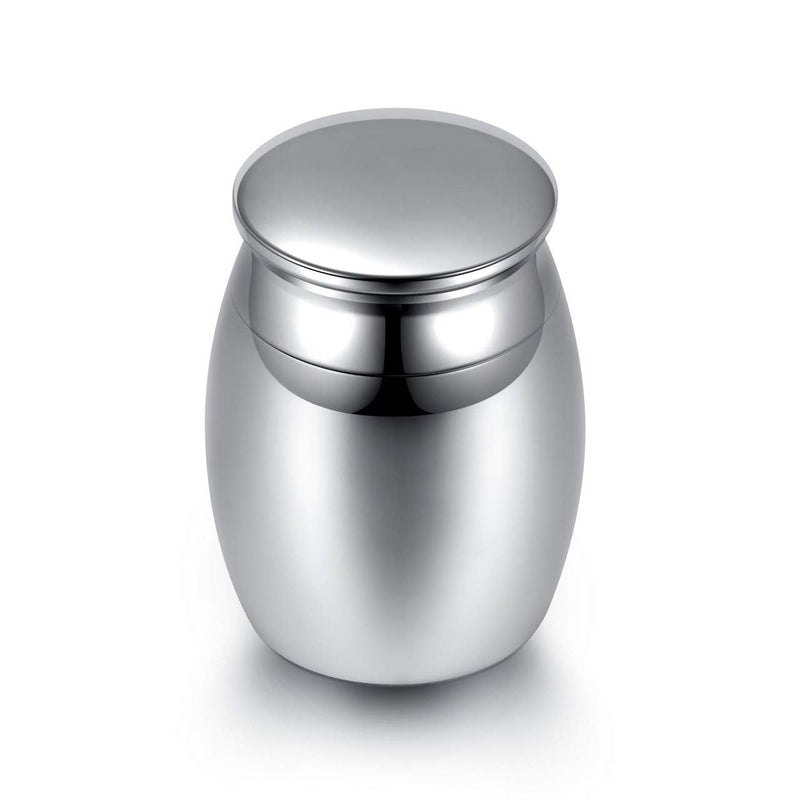 Zysta Stainless Steel Mini Urn Waterproof Memorial Urn for Cremation Ashes Burial Mini Funeral Urn Keepsake for Safe Storage of Ashes Style 3 - BeesActive Australia
