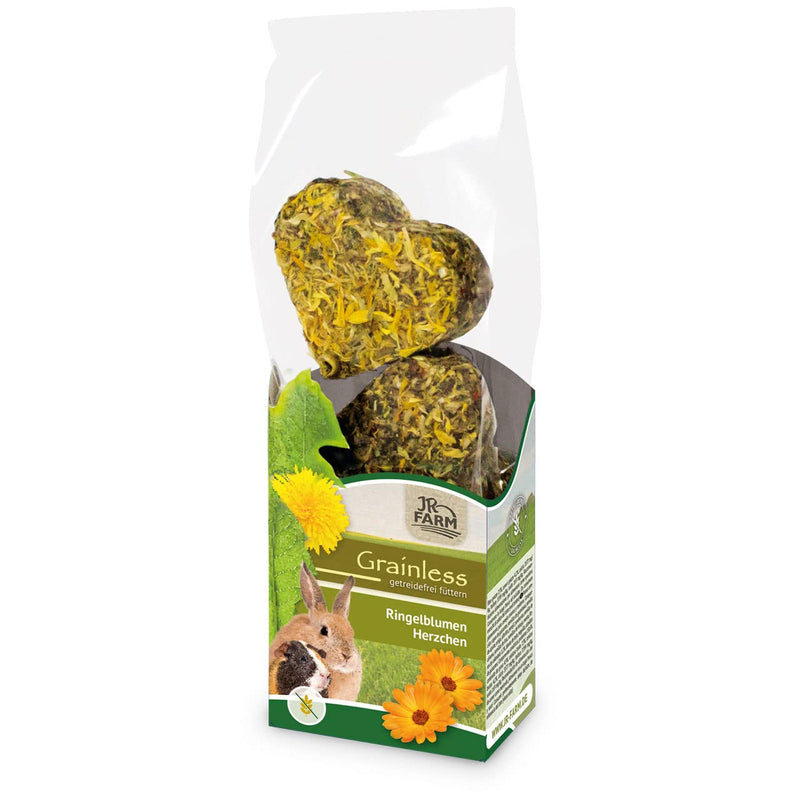 JR FARM Grainless Marigold Hearts 7 pieces = 105 g 105 g (pack of 1) - BeesActive Australia