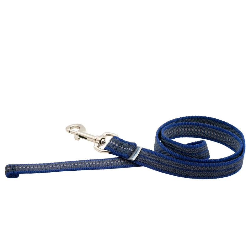 Rubberized leash without hand strap - blue, 100 cm (1 m) - BeesActive Australia