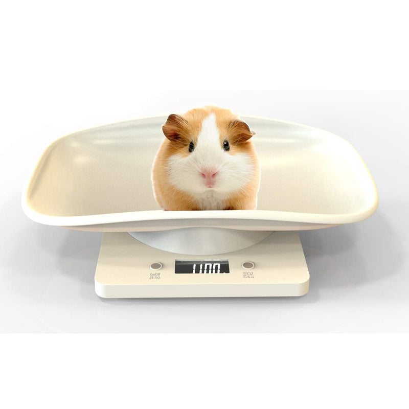 Aceshop Digital Pet Scale Animal Scale with LCD Display, 4 Weighting Modes (oz/ml/lb/g) for Pets and Kitchen for Measuring Small Cats, Dogs, Food, Capacity up to 10kg - BeesActive Australia