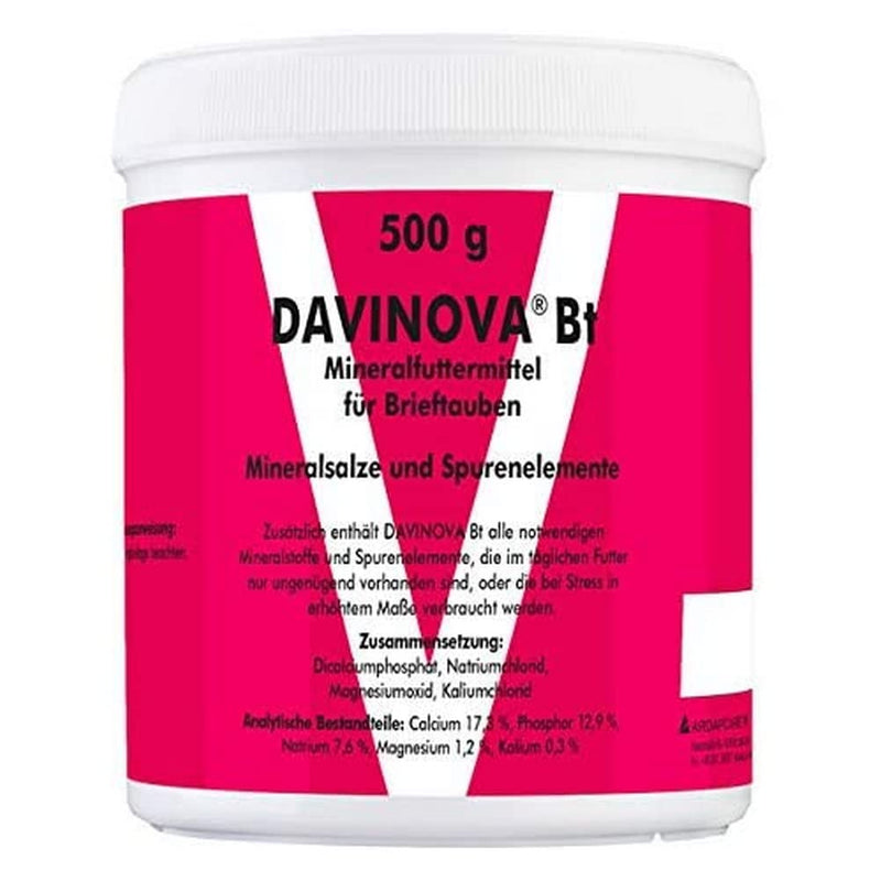 Quiko Davinova Bt 500g - mineral feed for racing pigeons - BeesActive Australia