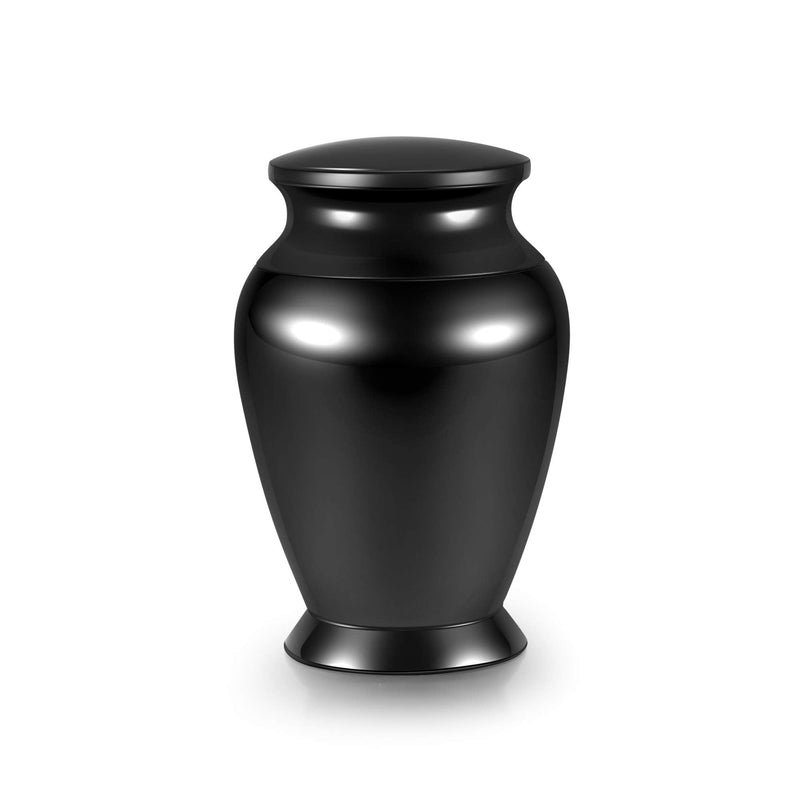 JSDDE Mini Urn Made of Stainless Steel Waterproof Memorial Urn Black Keepsake Urn Memorial Funeral Keepsake Urn Keepsake for Safe Storage of Ashes (Style 1) Style 1 - BeesActive Australia
