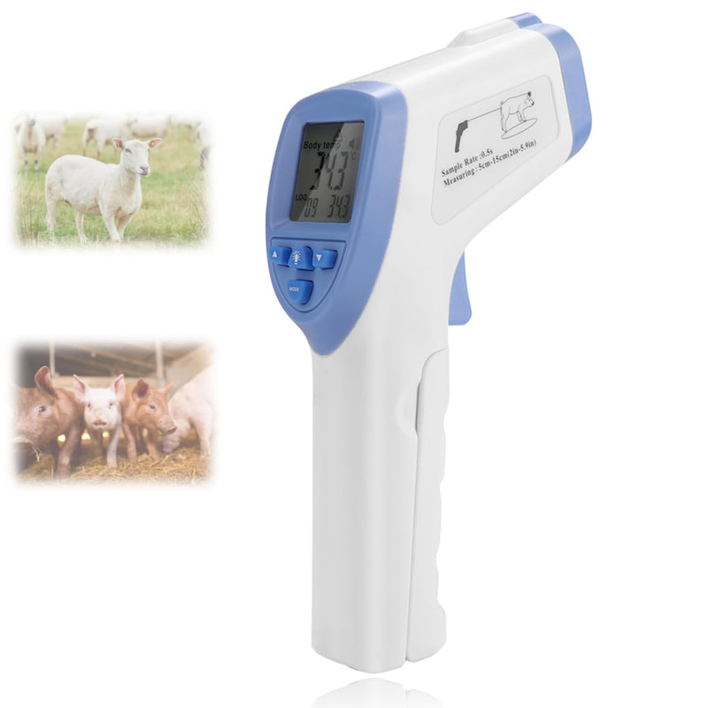 Dog Thermometer, Digital Pet Thermometer with LED Display High Accuracy Veterinary Infrared Thermometer, Livestock Supplies, Pet Thermometer 32 Temperature Data Sets for Dogs for Pigs, Sheep - BeesActive Australia