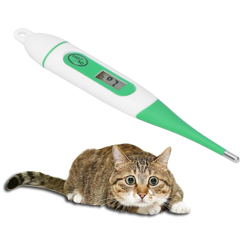 Digital Pet Thermometer, Waterproof Flexible Temperature Probe Veterinary Thermometer with LCD Screen, for Veterinarians and Pet Owners of Dogs, Cats, Horses - BeesActive Australia
