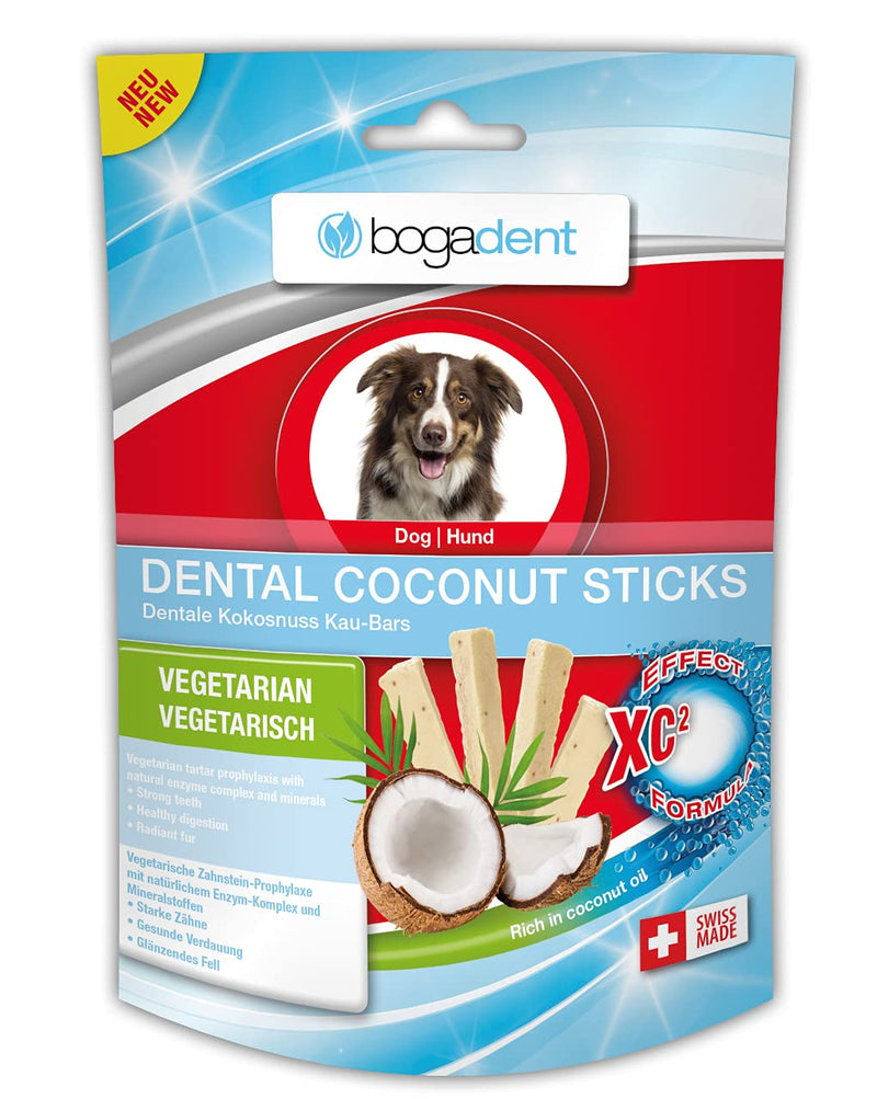 bogar, Bogadent Dental Coconut, Dental Sticks Dog, Dog snacks with coconut, Prevents plaque and tartar, Dental care for dogs, Strengthens the coat, Dog accessories, 50 g - BeesActive Australia