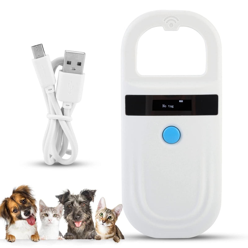 Pet ID Reader, Rechargeable Pet Microchip Scanner Pet Chip ID Scanner Animal Handheld Reader Pet Tag Display for ISO 11784/11785, FDX-B and EMID, Pet Tag Scanner for Animal - BeesActive Australia