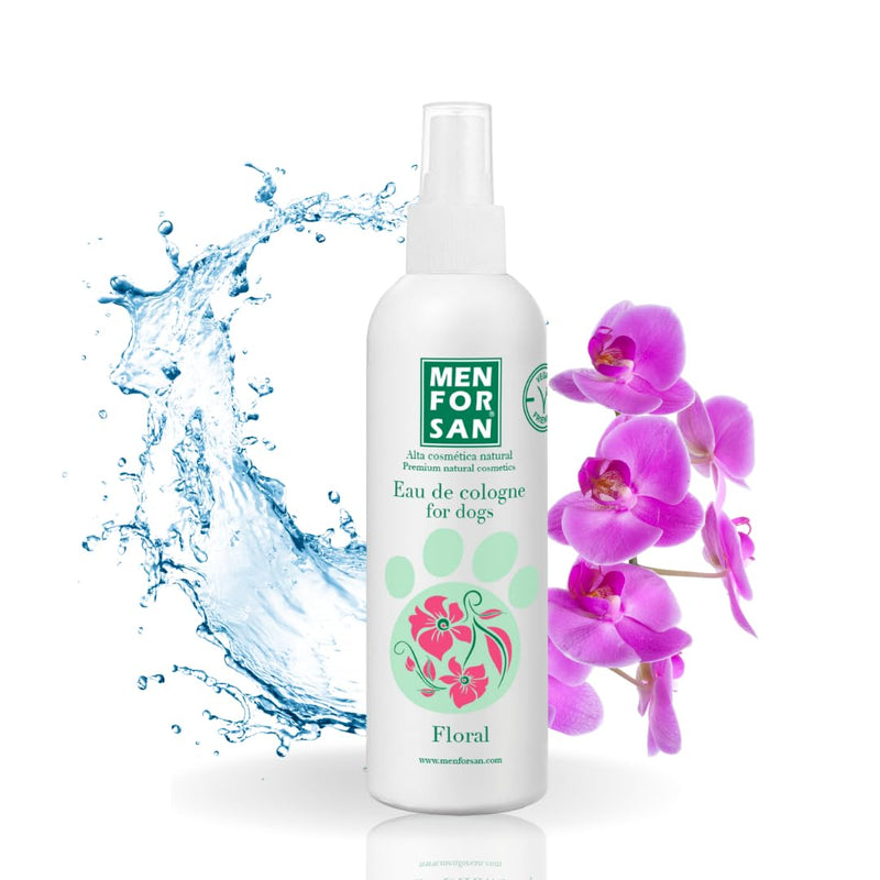 MENFORSAN Eau de Toilette for dogs : Floral : Intense and refreshing scent : Deodorizing effect : With very mild ingredients that do NOT irritate the skin : Neutral pH : 125 ml - BeesActive Australia