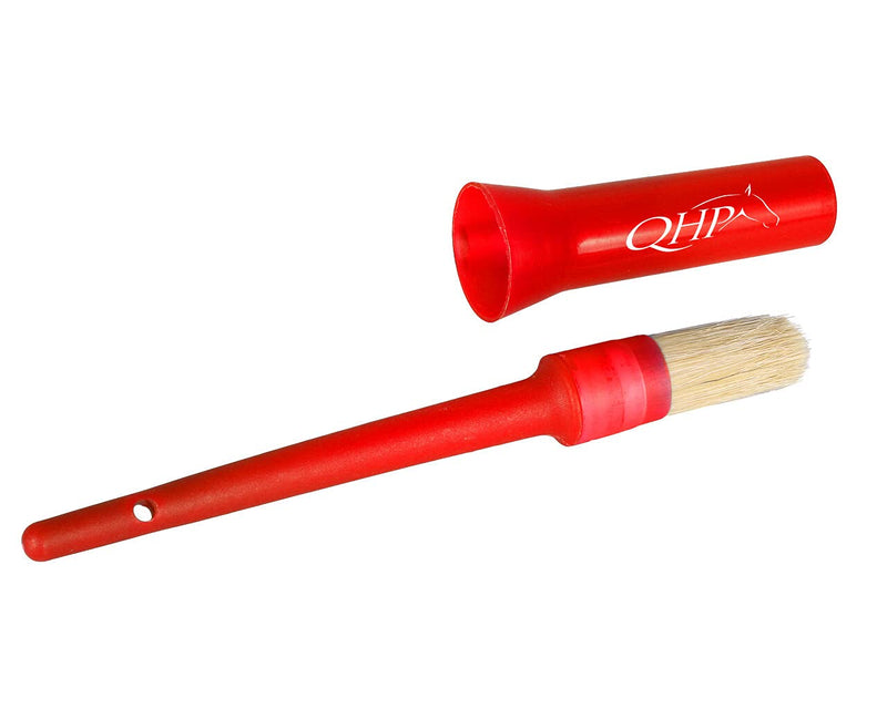QHP Hoof Brush with Cap Color (bright red) - BeesActive Australia