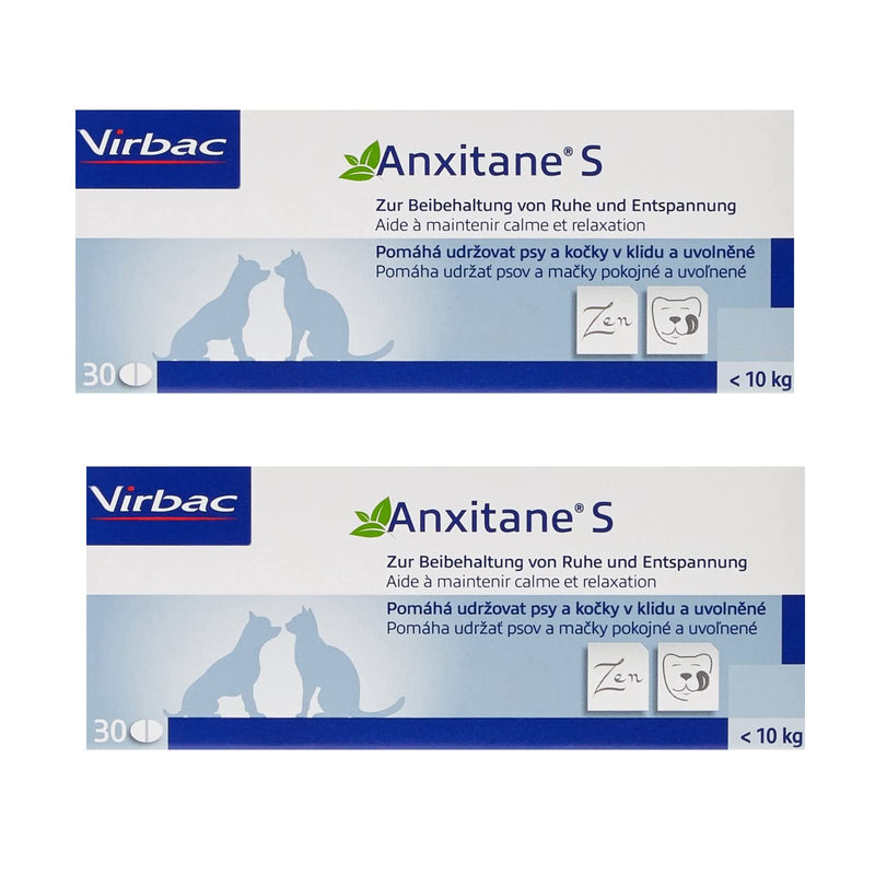 Virbac Anxitane S - double pack - 2 x 30 tablets - BeesActive Australia