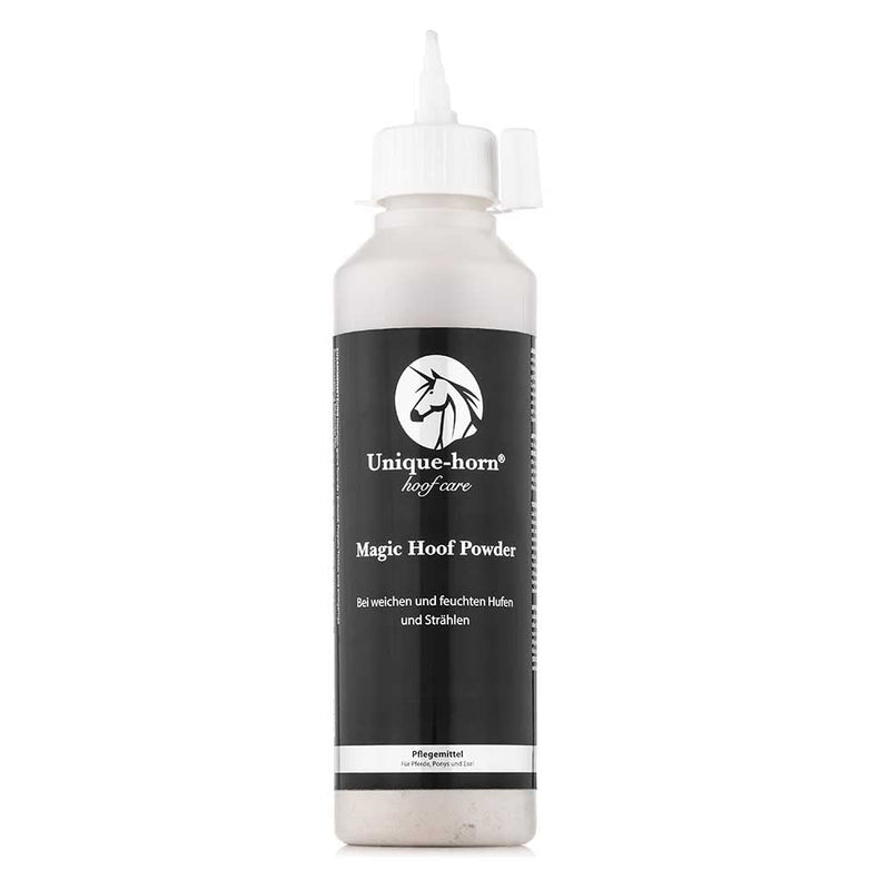 Unique-horn Magic Hoof Powder 120g | For thrush and mud | Wet and soft hooves | Drying effect, helps the hooves become drier and harder - BeesActive Australia