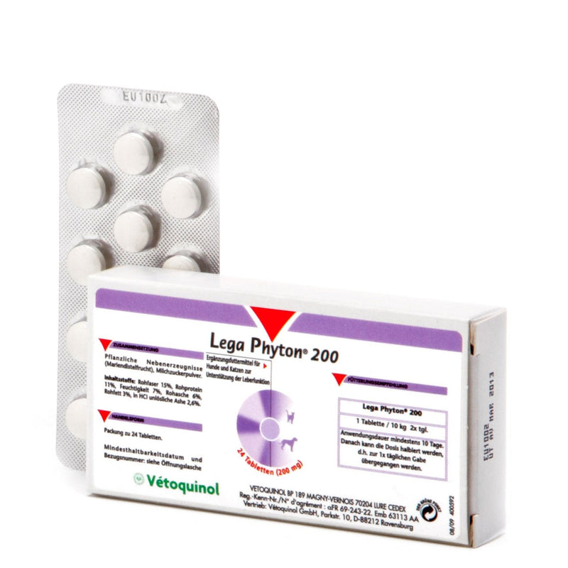 Vetoquinol Lega Phyton 200 - double pack - 2 x 24 tablets - BeesActive Australia