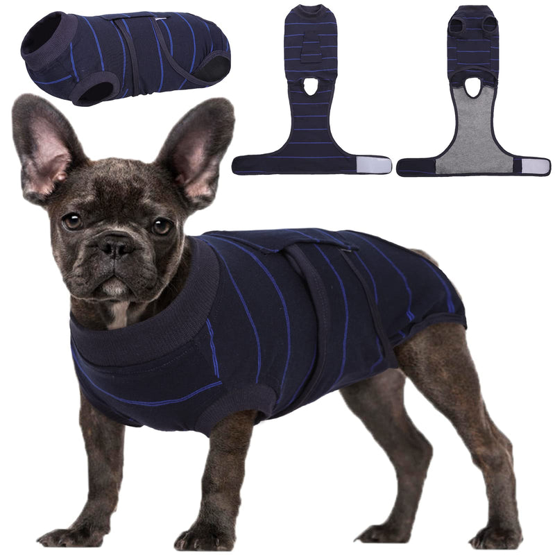 Kuoser Hundebody Nach Op, Hundebody Nach Kastration Rüde, Hundebody Nach Op Hündin,Atmungsaktive Body Hund Katzenbody Nach Op,Anti-Wundlecken Anzug Hund,E-Halsband Alternative Nach Hund Body Operation M(Zurück:34-41cm;Brust:49-59cm) Königsblau - BeesActive Australia