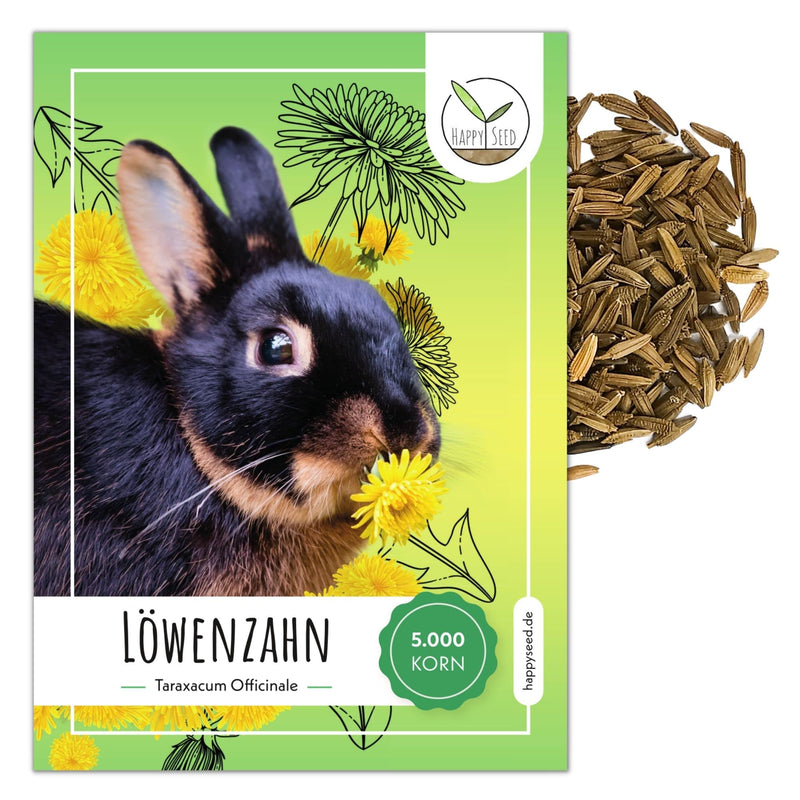 Dandelion seeds for rabbits - wild herb seeds as an optimal food supplement for rabbits, guinea pigs and turtles (5,000 seeds) 5,000 seeds - BeesActive Australia