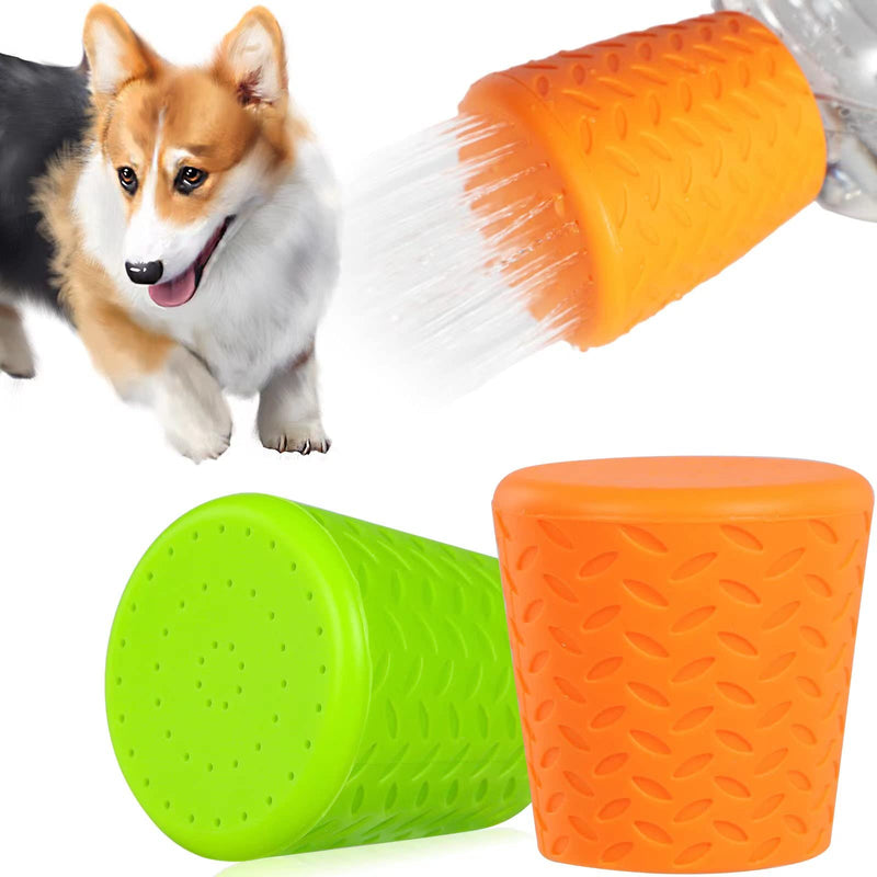 Outdoor Dog Shower Portable Dog Shower Head Bottle Attachment Water Sprayer Accessories Pet Travel Shower Suitable for Dog Paw Cleaning Hiking Beach Dirt Removal 2pcs 5.2X5.2CM 1 - BeesActive Australia