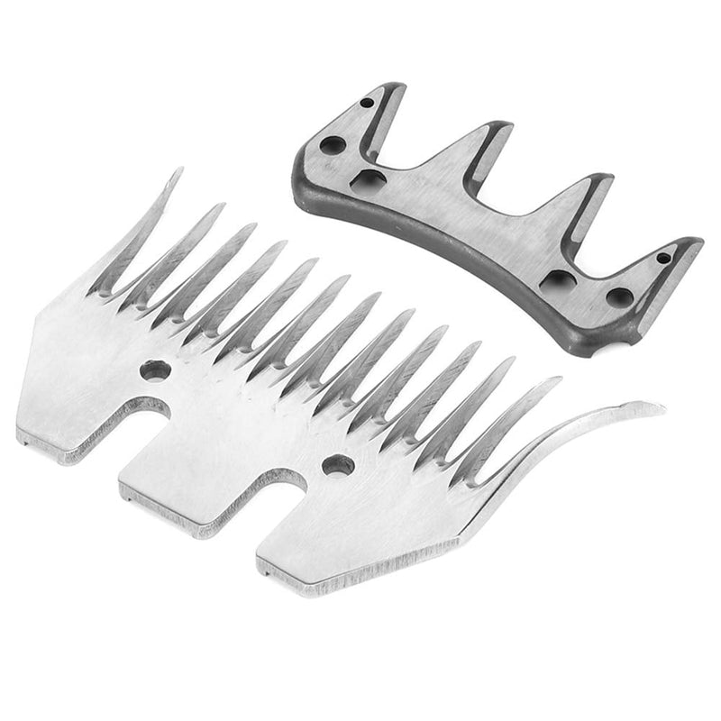 Sheep Shearing Knife, High Strength Stainless Steel Shearing Knife with Swivel Blade, Goat Shearing Knife, Replacement for Shearing Blade (13 Tooth Curved Blade (+ Swing Blade)) 13 Tooth Curved Blade (+ Swing Blade) - BeesActive Australia