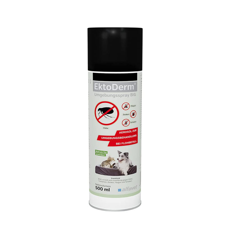 Alfavet EktoDerm Big, environmental spray, for environmental treatment of flea infestations, insecticide, 500 ml for up to 170 m² - BeesActive Australia