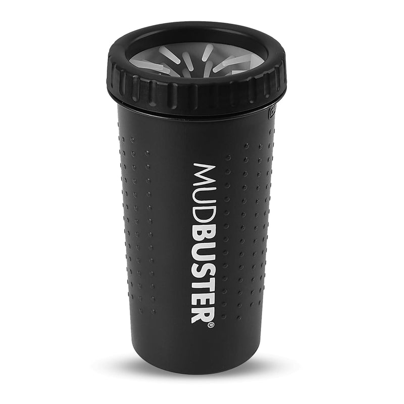 Dexas MudBuster PW72025-22WP Portable Dog Paw Cleaner Large Matte Black Black Large - BeesActive Australia