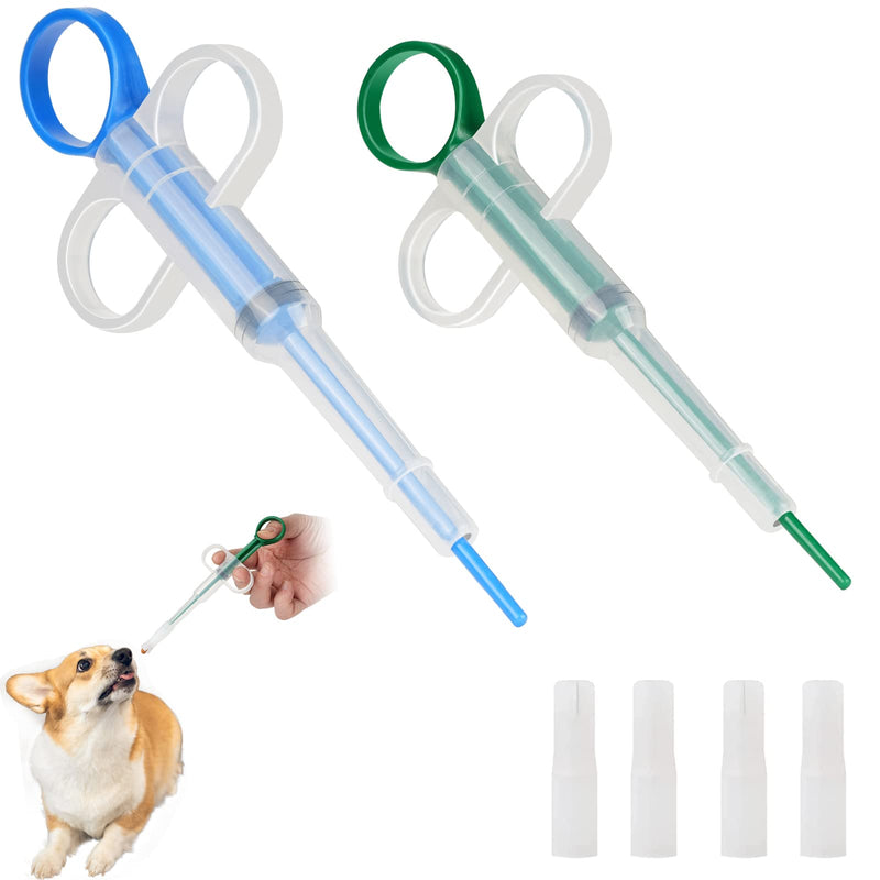 Tablet Feeder 2 Pack, Tablet Dispenser Cat, Medication Feeder, Tablet Feeder Nursing Pusher Shooter Pills Feeder for Cats Small Dogs - BeesActive Australia