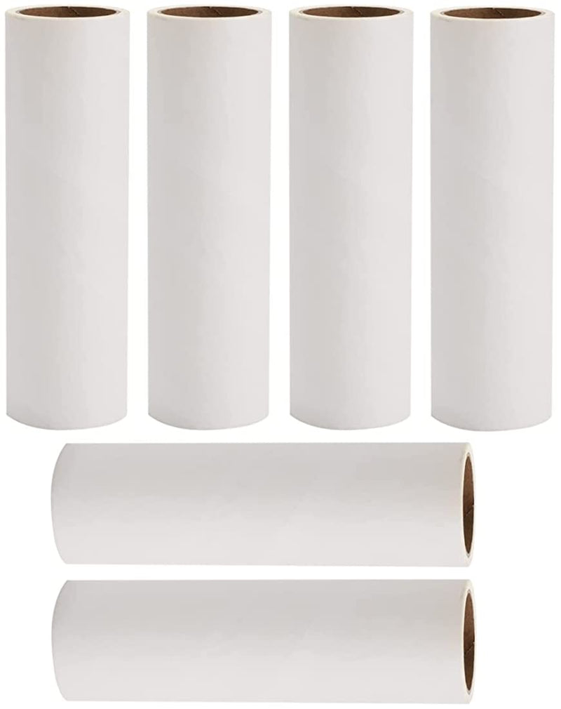 Tahbarshi replacement rolls lint roller, extra sticky lint roller refill pack for animal hair, cat hair, dog hair, dust, lint, 16 cm 12 cm wide, 6 rolls, 60 sheets/roll (12 cm) 12 cm - BeesActive Australia