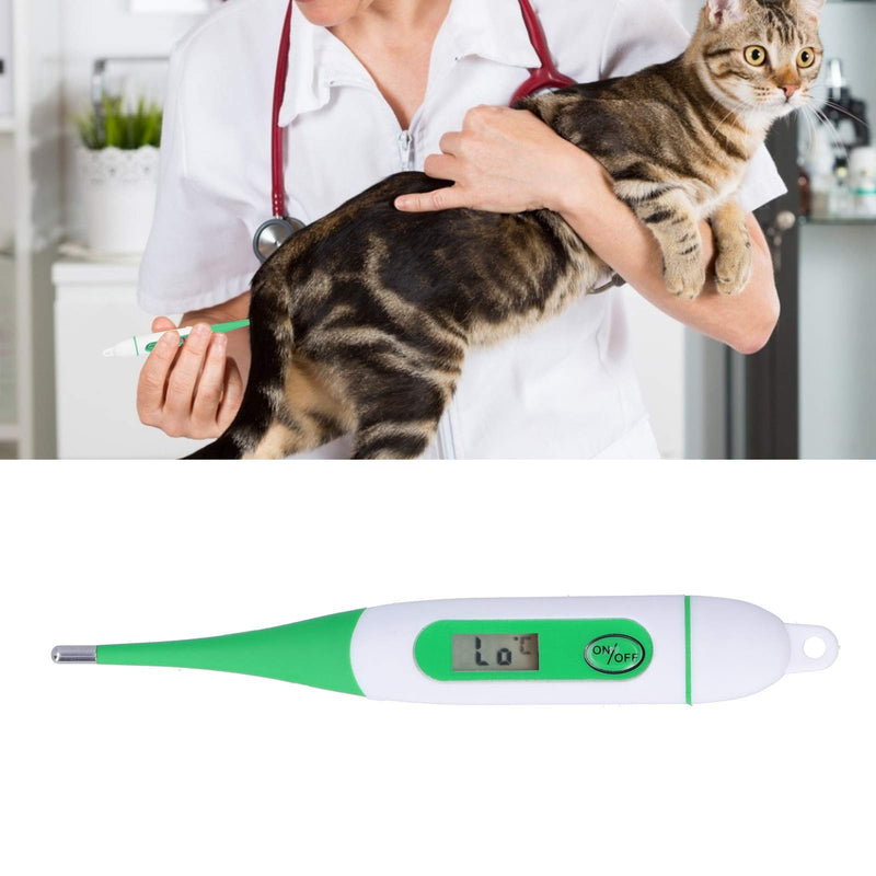 Fever thermometer for horses, cattle, digital pet thermometer, waterproof animal thermometer with flexible temperature probe, for pet owners of dogs, cats, veterinarians - BeesActive Australia