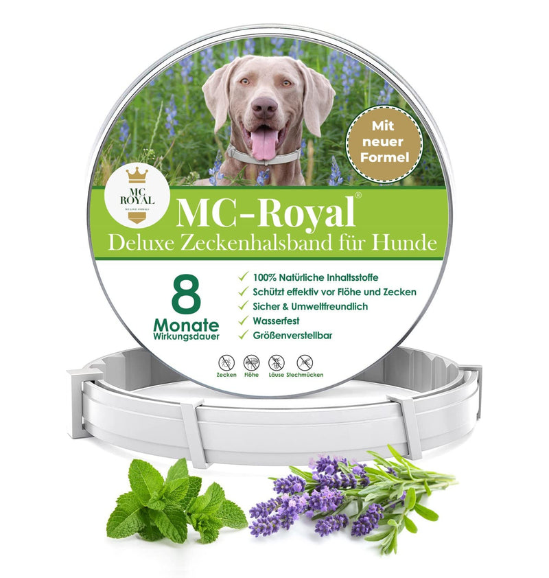 MC-Royal® Deluxe tick collar for dogs - 100% natural ingredients - reliable tick protection for up to 8 months - BeesActive Australia