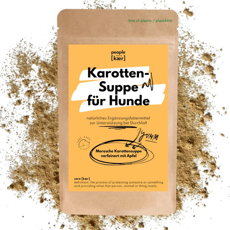 People who Kaer Morosche carrot soup 200g, high yield thanks to powder form, prebiotics to support diarrhea and stomach problems, carrot powder with carrot pomace, for dogs, pack of 1 - BeesActive Australia