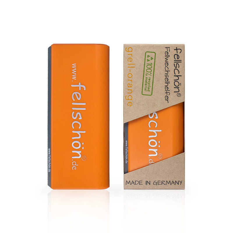 fellschön® fur changing aid bright orange 100% recycled material - BeesActive Australia